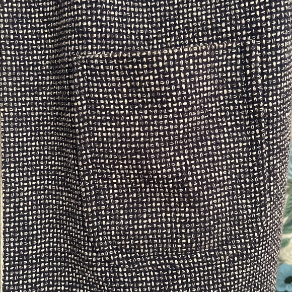 90. Boden blue and cream Tweed Coat - Picture 3 of 9